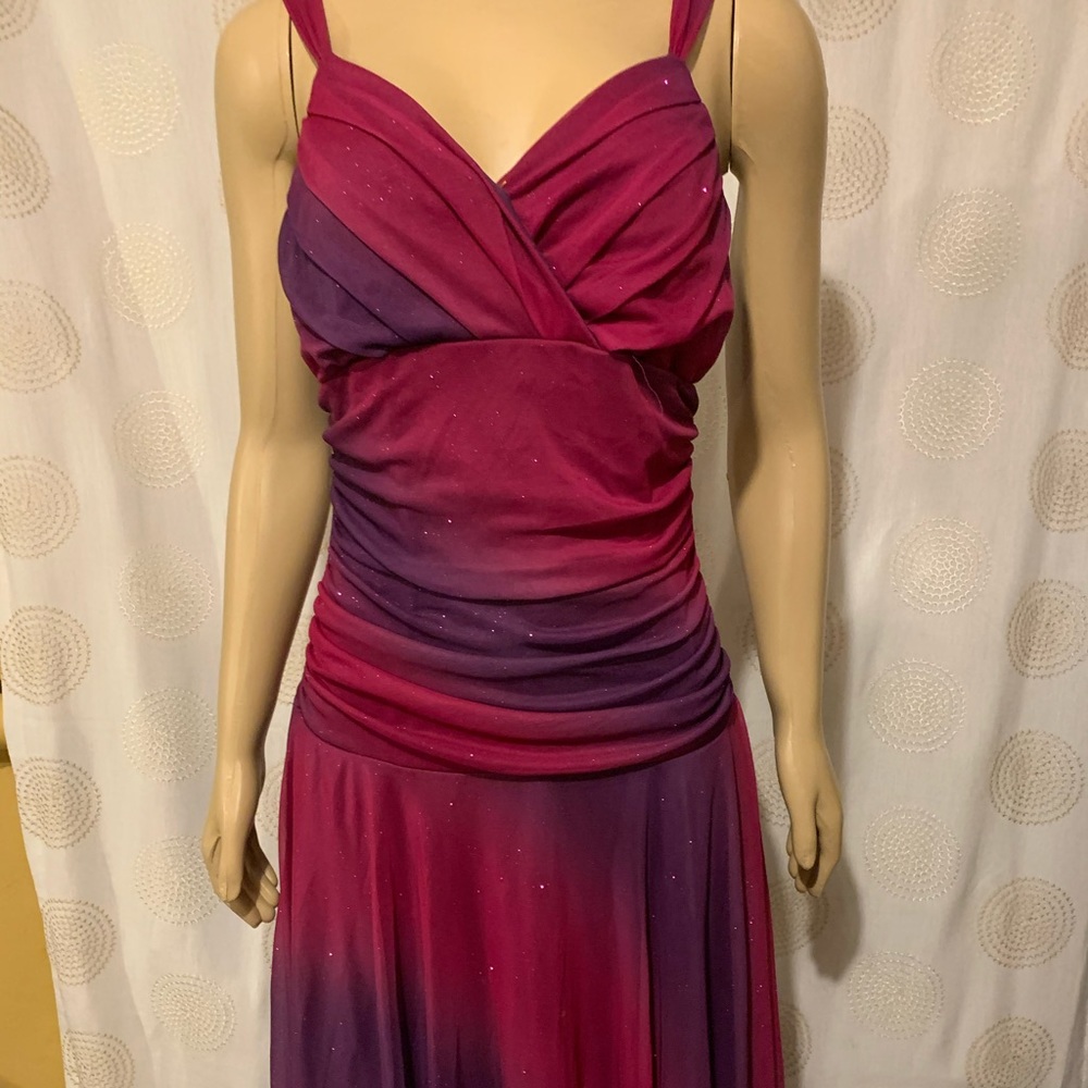 Purple pink dress
